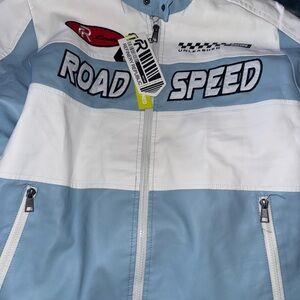 Kids Jacket - Blue and White